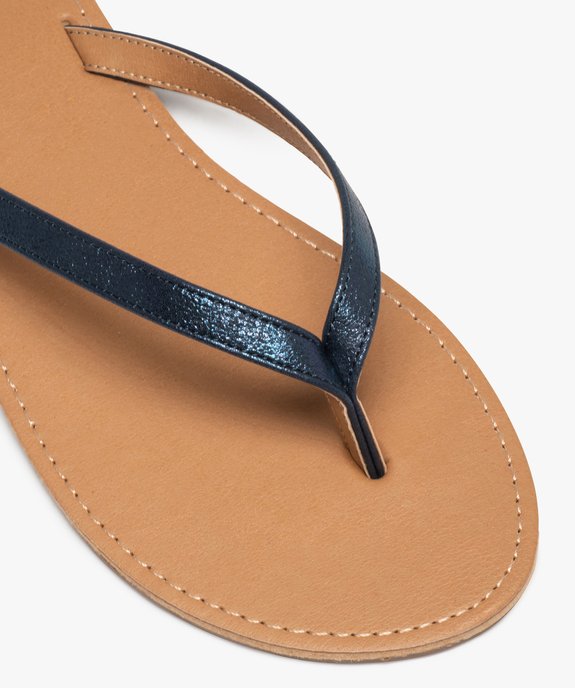 Tongs femme à petit talon plat et lanières fines - Valentina Baldano vue6 - VALENTINA BALDA - GEMO