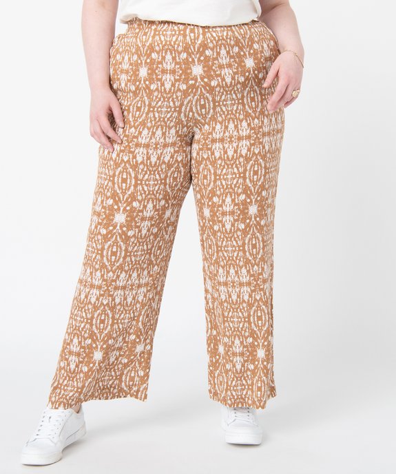 Pantalon femme grande taille gémo outlet