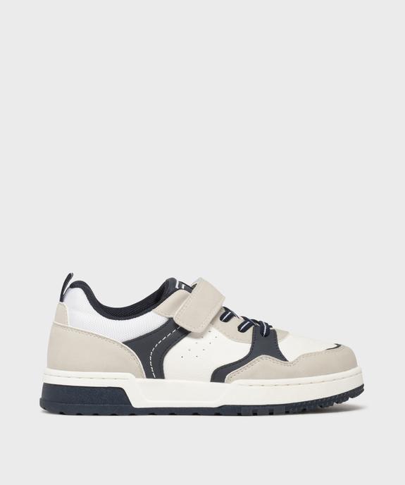 Baskets basses à scratch et lacets élastiques garçon - 5 Miles vue1 - 5 MILES - GEMO