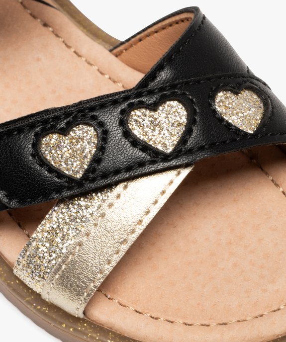 Sandales à brides croisées et paillettes fille vue6 - LOVELY WINGS - GEMO