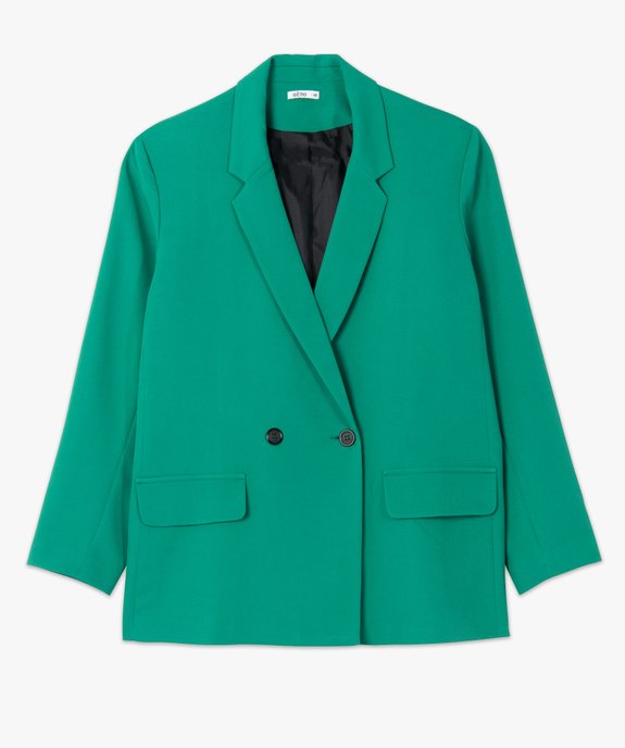Veste femme grande taille à fermeture croisée vue4 - GEMO (G TAILLE) - GEMO