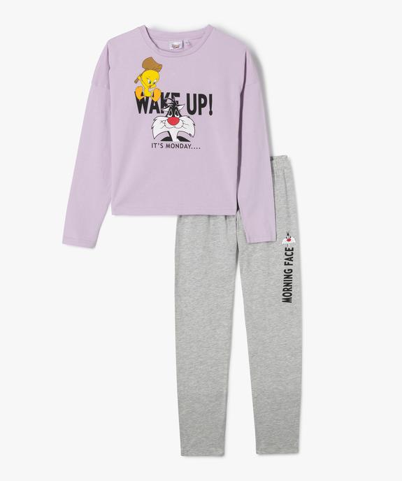 Pyjama fille avec motif Titi et Grosminet – Looney Tunes vue1 - LOONEY TUNES - GEMO