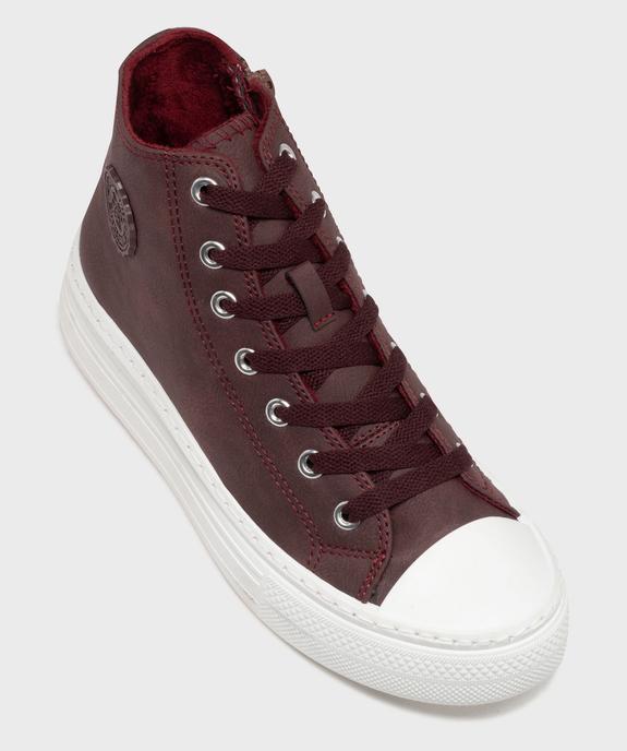 Baskets montantes esprit campus avec doublure chaude femme - Camps United vue5 - CAMPS - GEMO