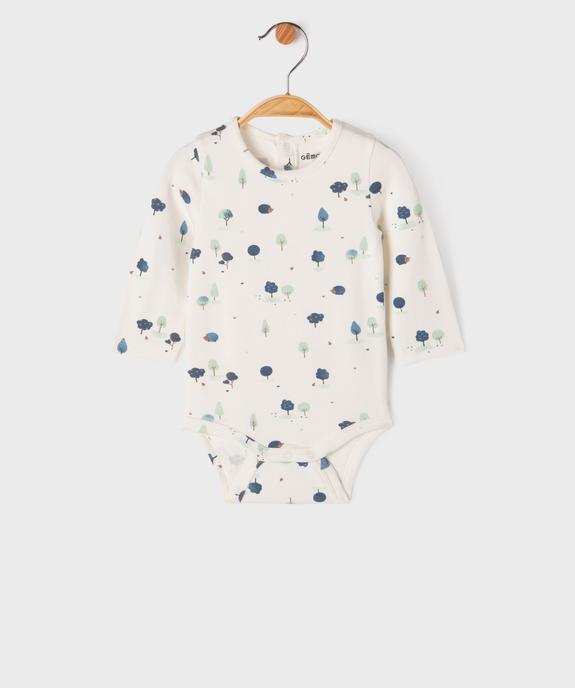 Ensemble 2 pièces bébé garçon salopette en velours et body manches longues vue4 - GEMO(BB COUCHE) - GEMO