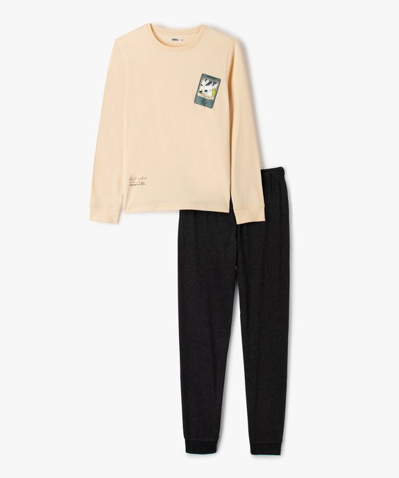 Pyjama garçon avec motif manga vue1 - GEMO (JUNIOR) - GEMO