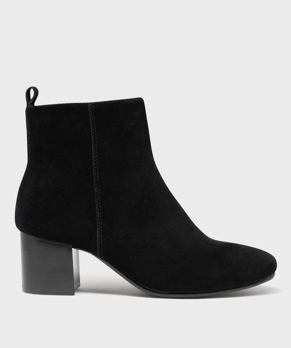 Boots à talon dessus cuir femme - Tanéo - TANEO Boots à talon dessus cuir femme - Tanéo vue1 - TANEO - GEMO