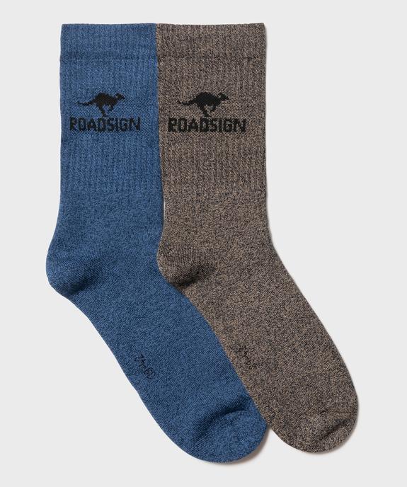 Chaussettes épaisses tige haute homme - Roadsign (lot de 2) vue1 - ROADSIGN D - GEMO