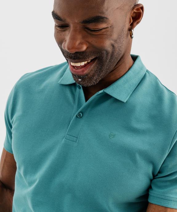 Polo à manches courtes en maille piquée homme vue2 - GEMO 4G HOMME - GEMO