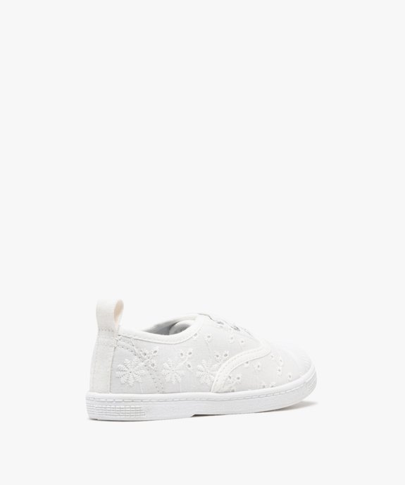 Chaussures en toile à lacets élastiques et bout en gomme fille vue5 - LOVELY WINGS - GEMO