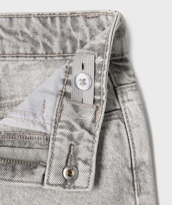 Jupe en jean délavé fille vue2 - GEMO 4G FILLE - GEMO