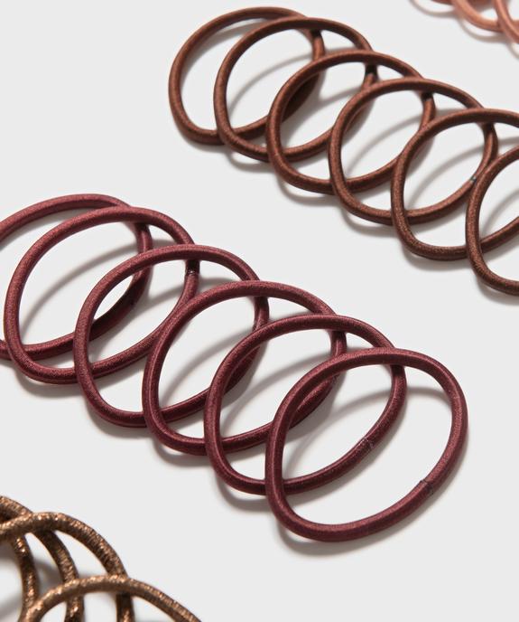 Elastiques larges pour les cheveux (lot de 24) vue2 - GEMO (ACCESS) - GEMO