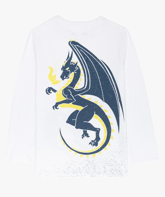 Tee-shirt garçon à manches longues à motif coloré vue2 - GEMO (ENFANT) - GEMO