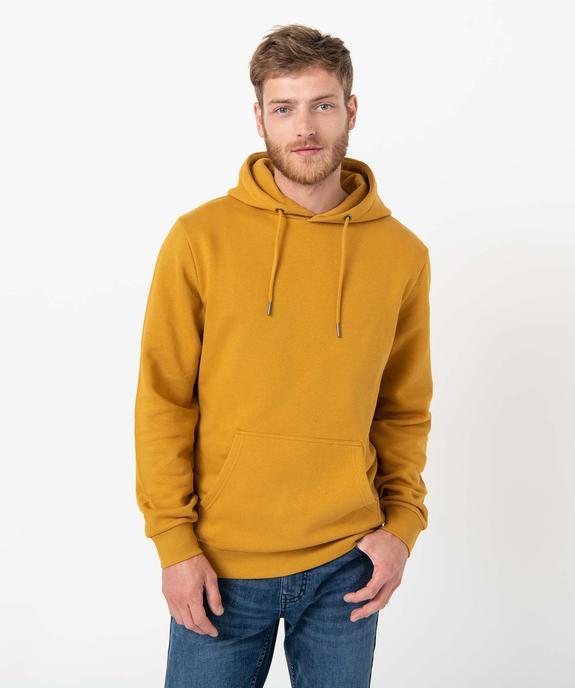 Sweat homme molletonné à capuche vue1 - GEMO (HOMME) - GEMO