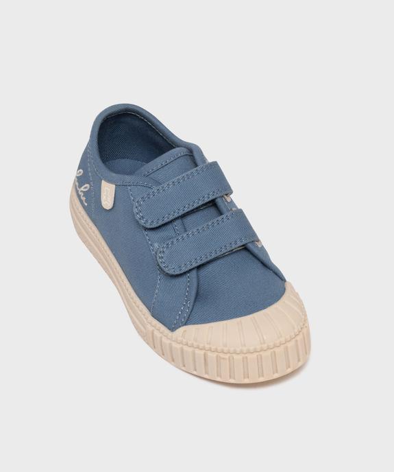 Tennis en toile à scratch et bout recouvert garçon - LuluCastagnette vue5 - LULUCASTAGNETTE - GEMO