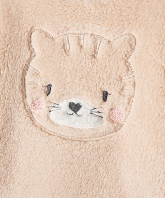 Sweat en sherpa à motif bébé fille vue3 - GEMO(BEBE DEBT) - GEMO