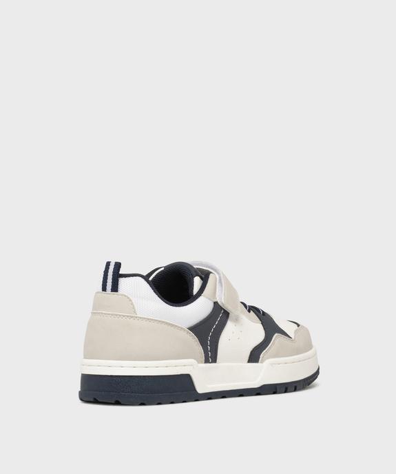 Baskets basses à scratch et lacets élastiques garçon - 5 Miles vue4 - 5 MILES - GEMO