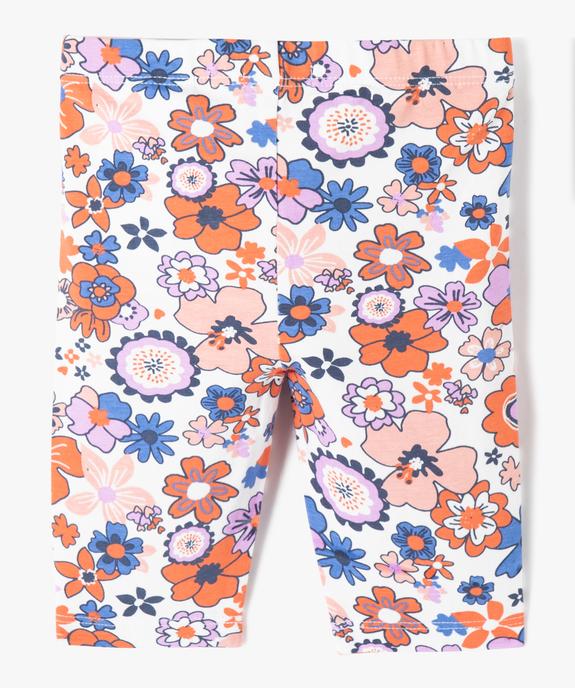 Legging bébé fille court à motifs vue3 - GEMO(BEBE DEBT) - GEMO