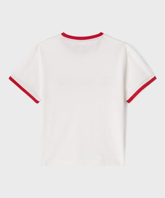 Tee-shirt manches courtes en jersey brodé garçon - LuluCastagnette vue3 - LULU CASTAGNETTE GEMO FOR GOOD - GEMO