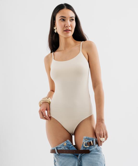Body à fines bretelles femme vue4 - GEMO(FEMME PAP) - GEMO