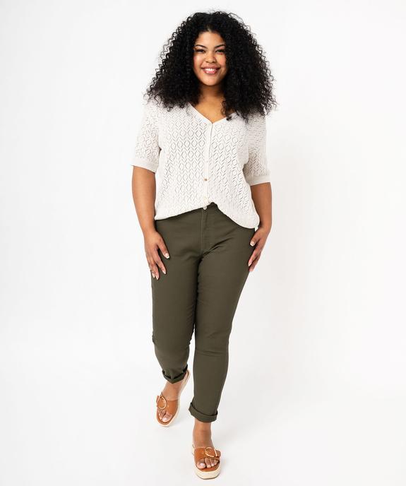 Pantalon coupe Regular femme grande taille vue5 - GEMO (G TAILLE) - GEMO