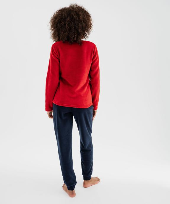 Pyjama en velours spécial Noël imprimé femme - Le Grinch vue4 - THE GRINCH - GEMO