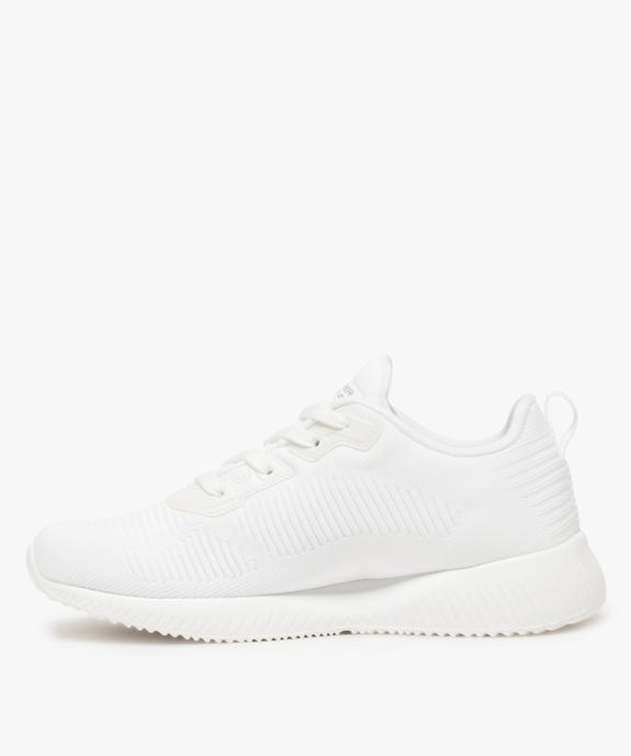 Tennis femme à lacets extra légères en mesh – Skechers Bobs vue3 - SKECHERS - GEMO