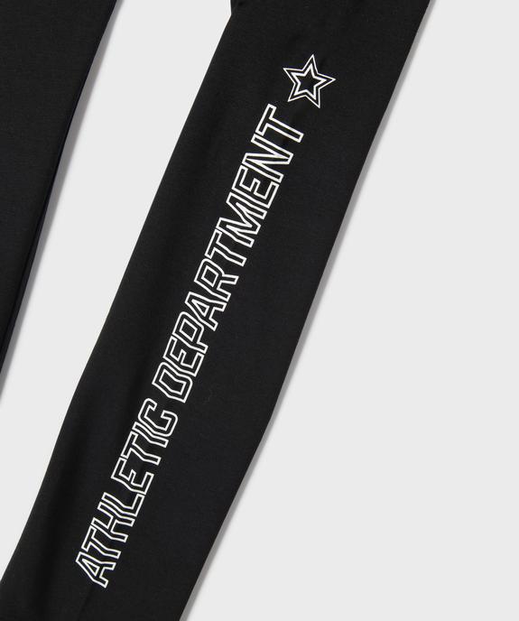 Legging de sport fille avec inscription vue2 - GEMO 4G FILLE - GEMO