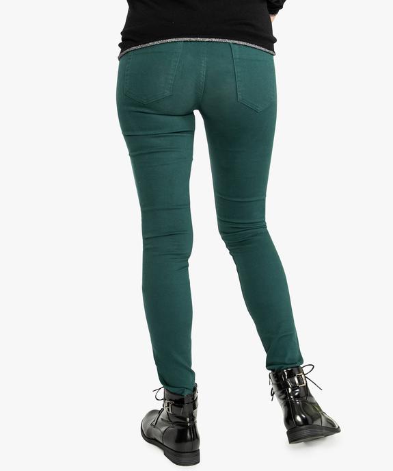 Jegging slim uni coloré vue3 - FOLLOW ME - GEMO