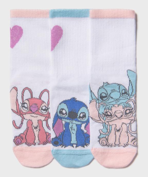 Chaussettes à motif Stitch fille (lot de 3) - Disney vue1 - LILO & STITCH - GEMO