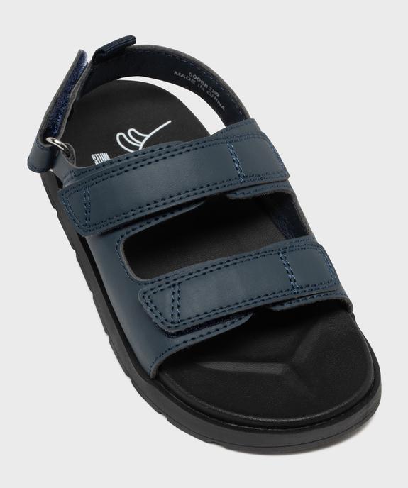 Sandales à scratch garçon - 5 Miles vue5 - 5 MILES - GEMO