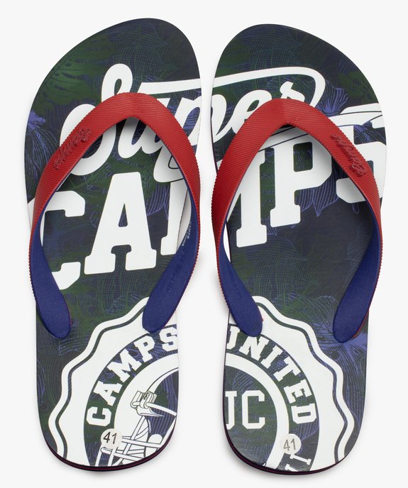 Tongs homme imprimées – Camps United  vue1 - CAMPS UNITED - GEMO