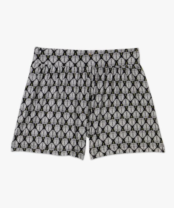 Short de pyjama femme ample à motifs  vue4 - GEMO(HOMWR FEM) - GEMO