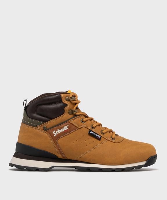 Chaussures montantes esprit randonnée homme - Schott N.Y.C. vue1 - SCHOTT - GEMO
