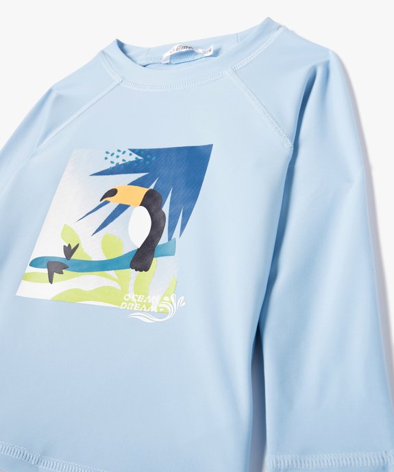 Tee-shirt anti UV bébé garçon à manches longues vue2 - GEMO(BEBE DEBT) - GEMO