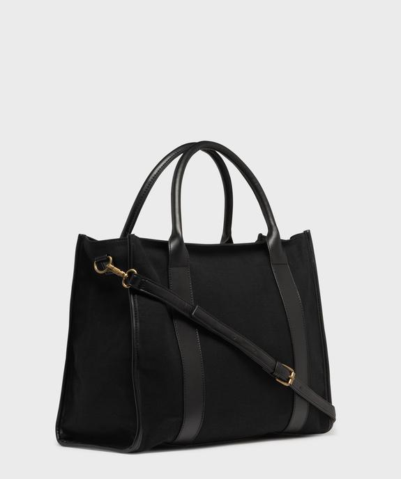 Sac cabas en toile femme vue2 - GEMO (ACCESS) - GEMO