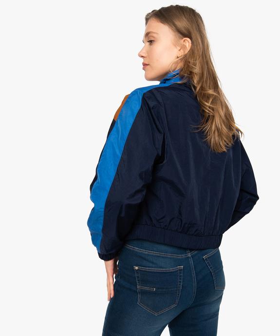 Veste de sport femme zippée multicolore vue3 - FOLLOW ME - GEMO