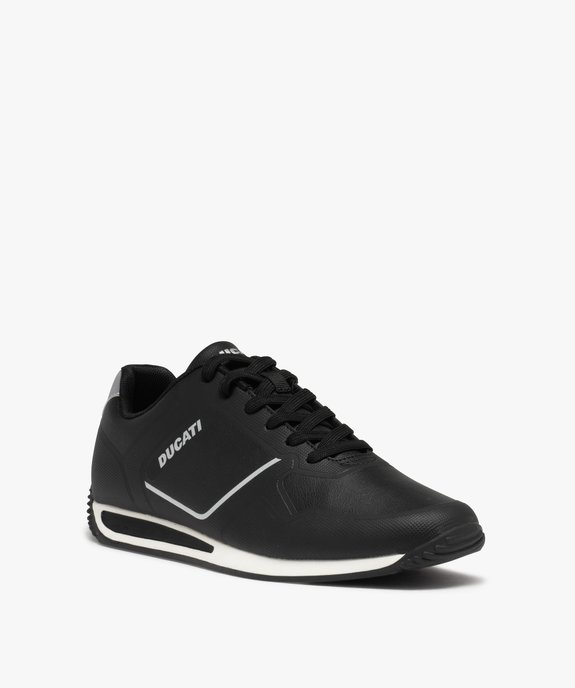 Baskets homme bicolores à lacets – Ducati New Split vue2 - DUCATI - GEMO