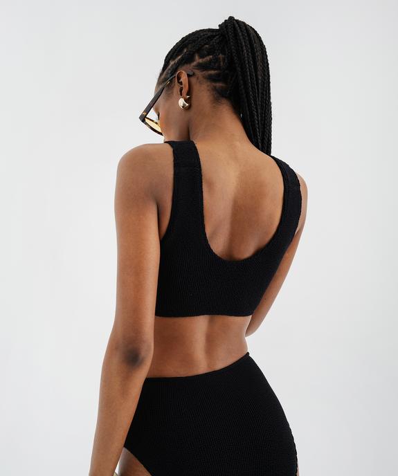 Brassière de bain extensible taille unique femme vue3 - GEMO (PLAGE) - GEMO