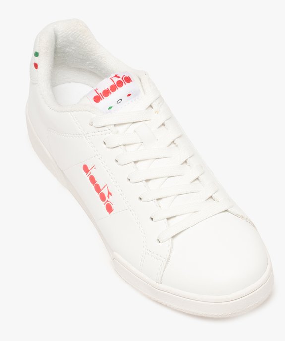 Basket femme avec inscriptions colorées - Diadora vue5 - DIADORA - GEMO