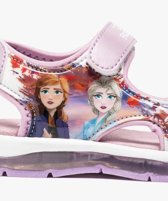 Sandales fille sport à semelle lumineuse - Reine des Neiges vue6 - REINE DES NEIGE - GEMO