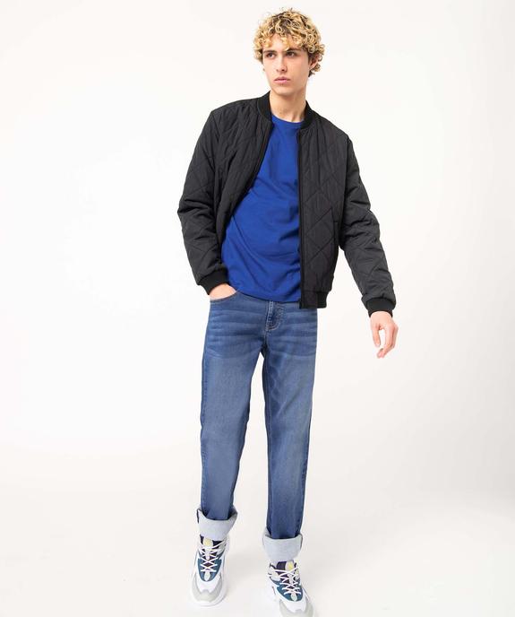 Tee-shirt à manches courtes et col rond homme vue5 - GEMO 4G HOMME - GEMO