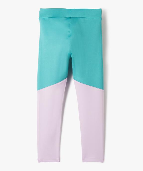 Leggings tricolore spécial sport fille  vue3 - GEMO (ENFANT) - GEMO