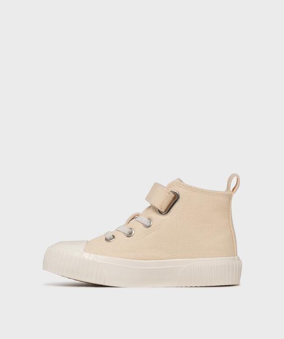 Baskets montantes en toile fermeture scratch garçon - 5 Miles vue3 - 5 MILES GEMO FOR GOOD - GEMO