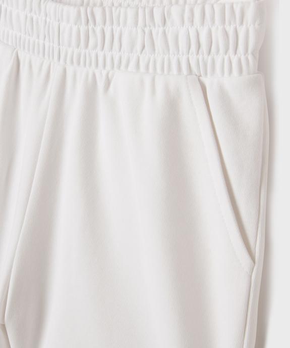 Short en maille coupe ample avec taille élastique fille vue2 - GEMO 4G FILLE - GEMO