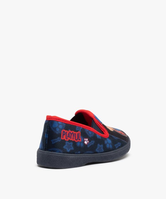 Chaussons garçon en velours imprimé - Pat’ Patrouille vue4 - PAT PATROUILLE - GEMO