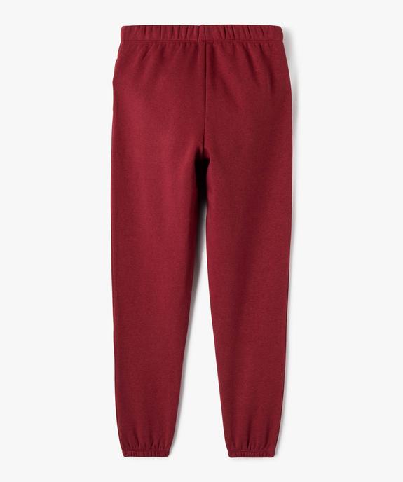 Pantalon de jogging molletonné fille vue4 - PREMIER PRIX BY GEMO - GEMO