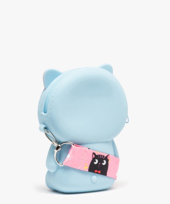 Pochette forme chat avec cordon satiné amovible fille vue2 - GEMO (ENFANT) - GEMO