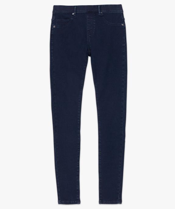 Jegging femme avec coutures contrastantes vue4 - GEMO 4G FEMME - GEMO