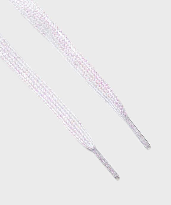Lacets plats larges aux reflets scintillants vue2 - GEMO (ACCESS) - GEMO