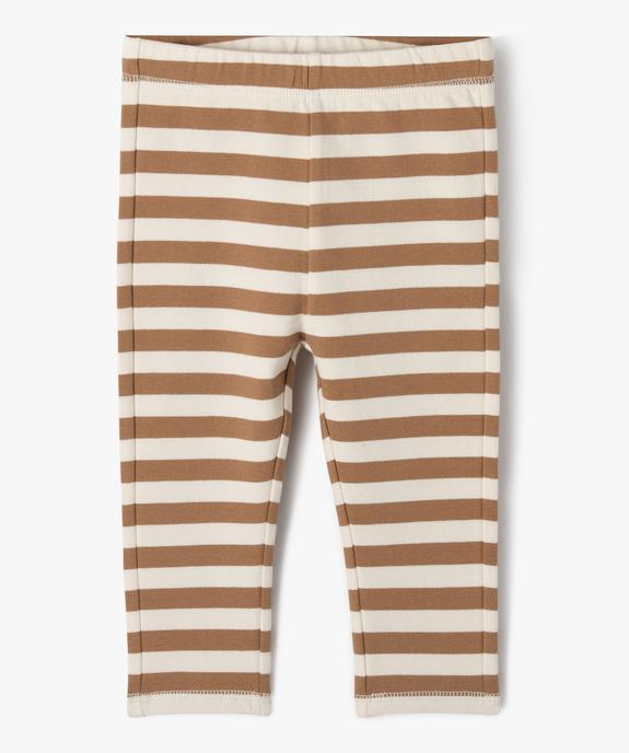 Legging en molleton imprimé bébé garçon vue1 - GEMO(BEBE DEBT) - GEMO